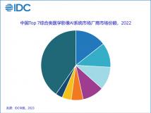 IDC：《中国医学影像AI信息系统市场份额，2022》