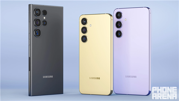 三星 Galaxy S24手机渲染图曝光，屏幕尺寸最小的骁龙8 Gen3芯片手机之一