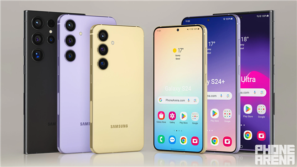三星 Galaxy S24手机渲染图曝光，屏幕尺寸最小的骁龙8 Gen3芯片手机之一