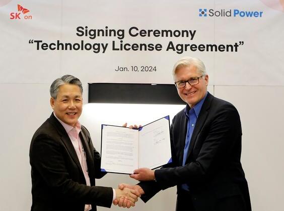 韩国电池制造商SK on加强与Solid Power的合作，加速全固态电池开发