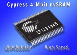 Cypress推出新款4Mbit非易失性静态随机存储器
