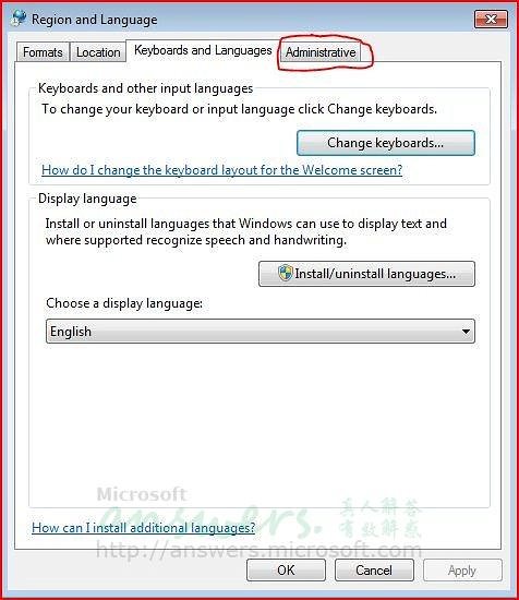 Windows7英文系统显示中文乱码的解决