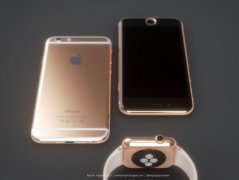 著名概念设计展示玫瑰金版本iPhone 6s的概念图