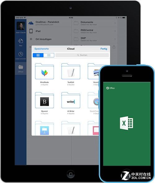 微软iOS版Office更新支持iCloud存储  