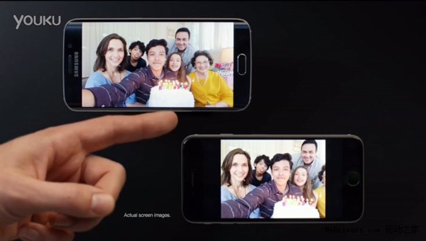 三星很骄傲：视频演示Galaxy S6＞iPhone 6