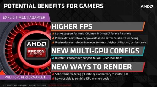 AMD曝光DX12神技术：多GPU的春天来了！