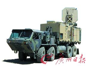 微波武器可以搭载在装甲车上，对低空飞行目标和高精度武器进行干扰。