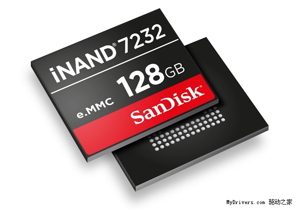 SanDisk iNAND 7232发布：手机用的“固态硬盘”
