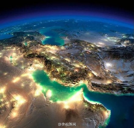 好美！NASA航拍地球夜景(组图)
