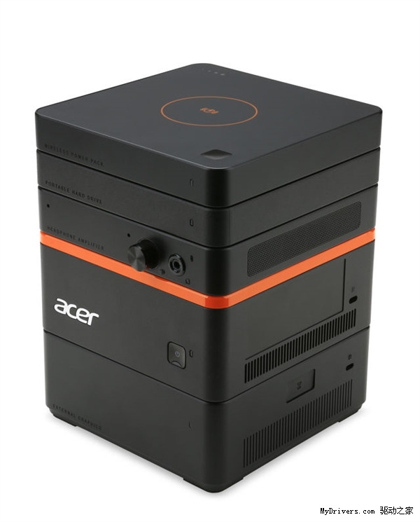 Acer发布首款模组化电脑！像堆积木一样
