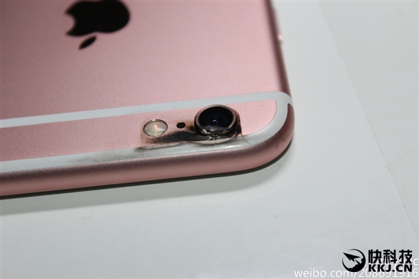 iPhone 6S被曝充电爆炸：摄像头烧焦