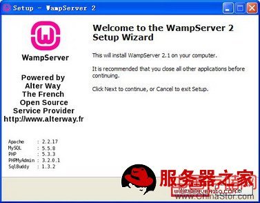 WAMP5 2.1集成包安装图解 - 火力光波 - 火力光波的博客