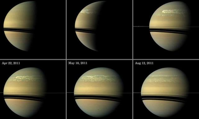 科学家利用空间站平台观测数据研究土星风暴