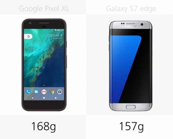 旗舰谁更强 谷歌Pixel XL/三星S7e比参数