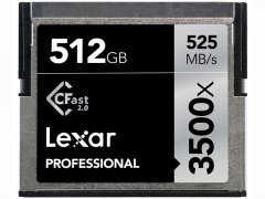 雷克沙发布新款512GB 3500x CFast 2.0存储卡