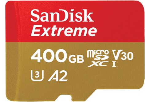 400GB闪迪至尊极速移动microSDXC  UHS-I存储卡