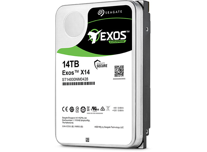 希捷14TB充氦硬盘EOS X14