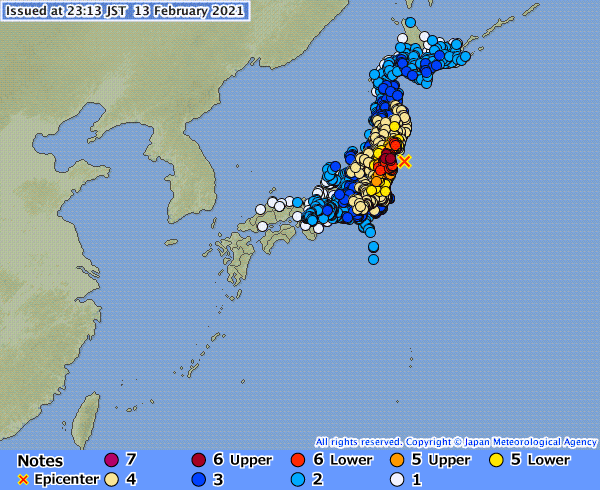 日本地震7.1级